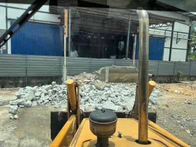 Break concrete at Beranang