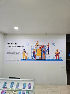 Display Sticker & Board Design, Printing and Installation