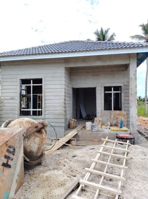 Kemajuan Pembinaan Rumah Banglo Setingkat ��Telok Gong Melaka��