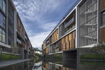 Wooden Exterior Design For Residential @Penang Shorefront