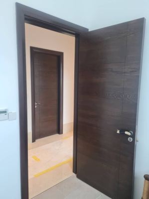 Wooden Custom Door @Bukit Raja, Klang