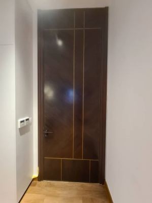 Wooden Custom Door @Bukit Raja, Klang
