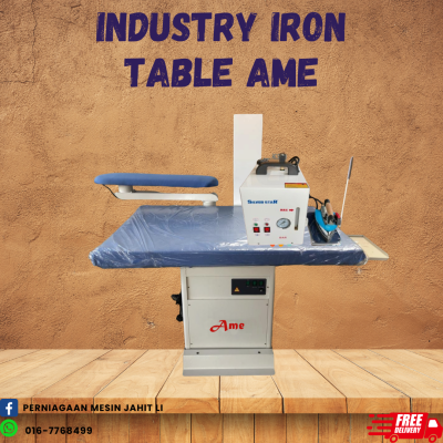 industry table steam iron