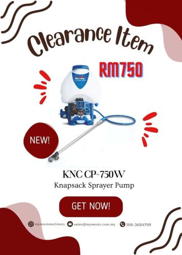 CLEARANCE ITEM: KNC Knapsack Sprayer