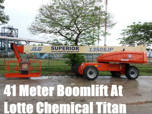 41 Meter Boomlift At Lotte Chemical Plant
