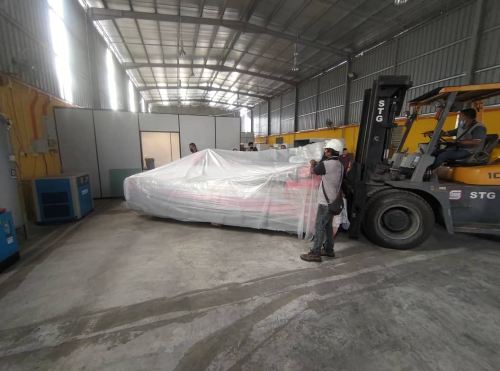 Delivery of New Fiber Laser Cutting Machine 