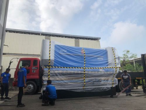 Delivery of APM CNC HYBRID Pressbrake 4 meter 4+1