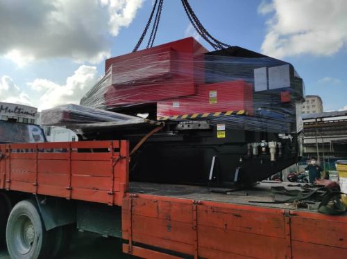 Delivery of Used Turret Punch Machine