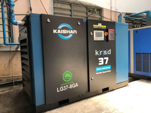 Project October 2022 * KAISHAN KRSD SERIES (50HP) energy saving inverter type screw air compressor c/w (MyHIJAU certificate) 
