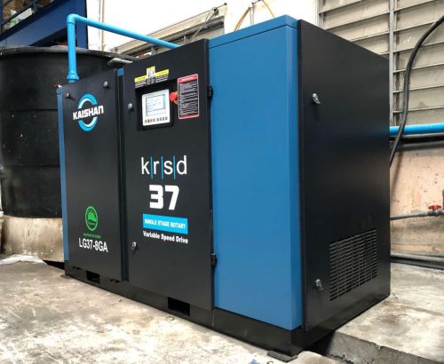 Project October 2022 * KAISHAN KRSD SERIES (50HP) energy saving inverter type screw air compressor c/w (MyHIJAU certificate) 