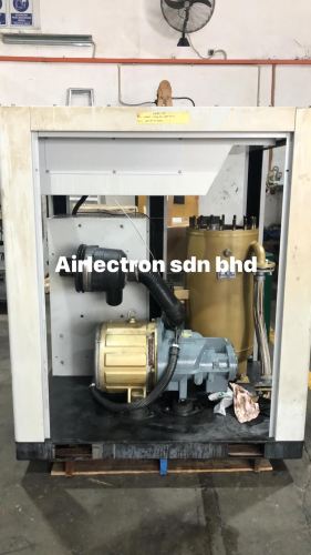 Overhauling a 75hp permanent magnetic variable speed drive air compressor 
