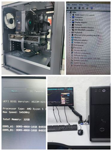 AMD Ryzen 5 7600 desktop PC intermittently hang, updates the system bios, drivers.