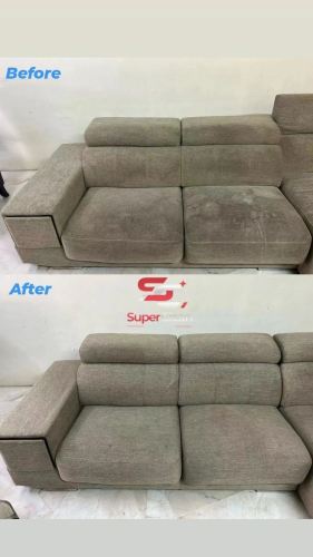 3 Seater L Shape Sofa Cleaning Service 