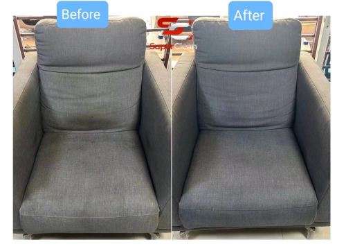 1 Seater Fabric Seat Cleaning Service 