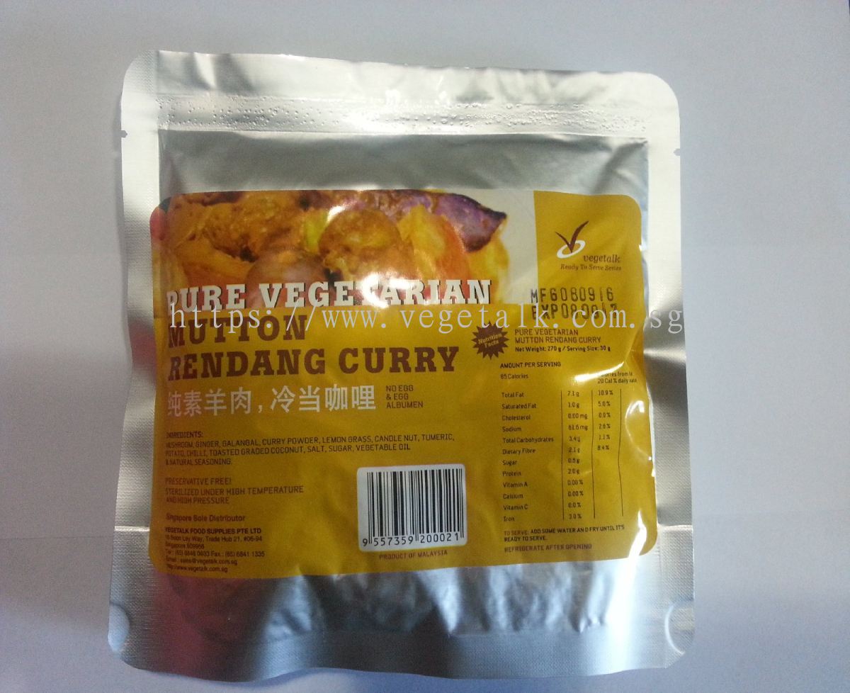 VEGETALK FOOD SUPPLIES PTE LTD:Mutton Rendang Curry 270g