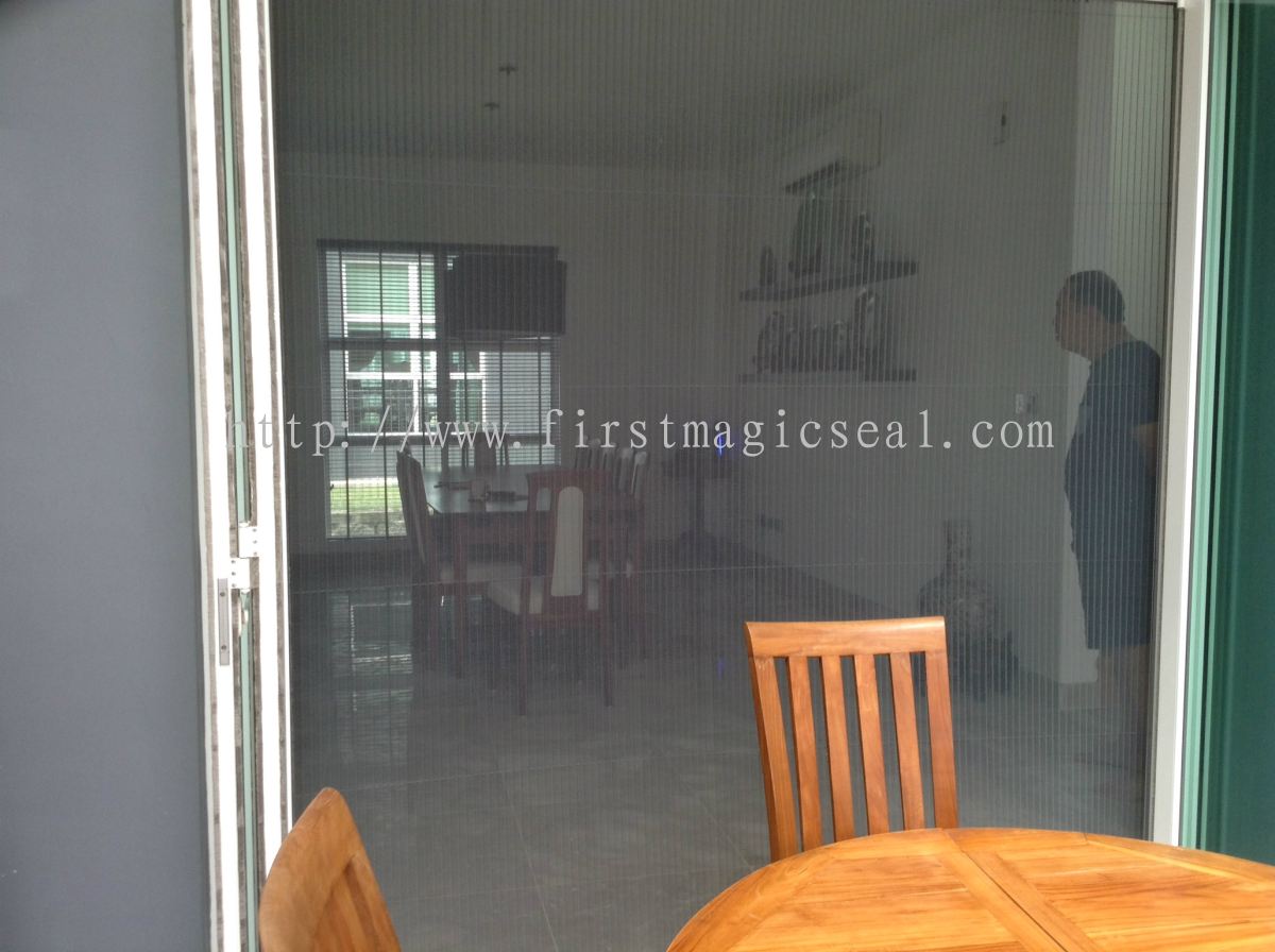 Taman Johor Jaya folding door Folding Door Insect Screen 