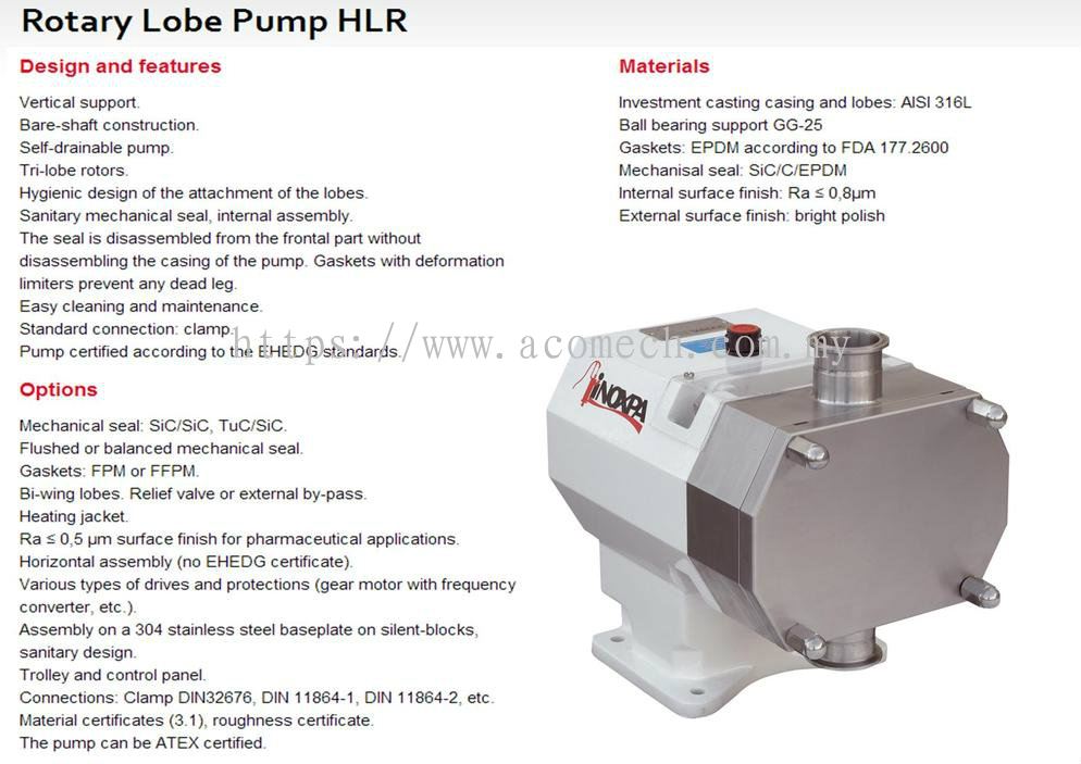 Johor Skudai Johor Bahru Jb Singapore Taman Perindustrian Maju Jaya Rotary Lobe Pump Hlr Inoxpa Pump From Acomech Engineering Sdn Bhd