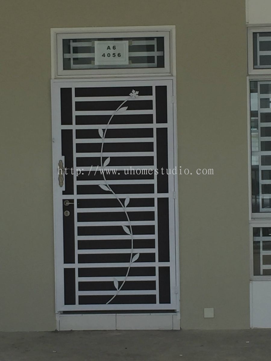  Johor  Bahru JB  Iron Grill door  Door  Design  from UHOME STUDIO