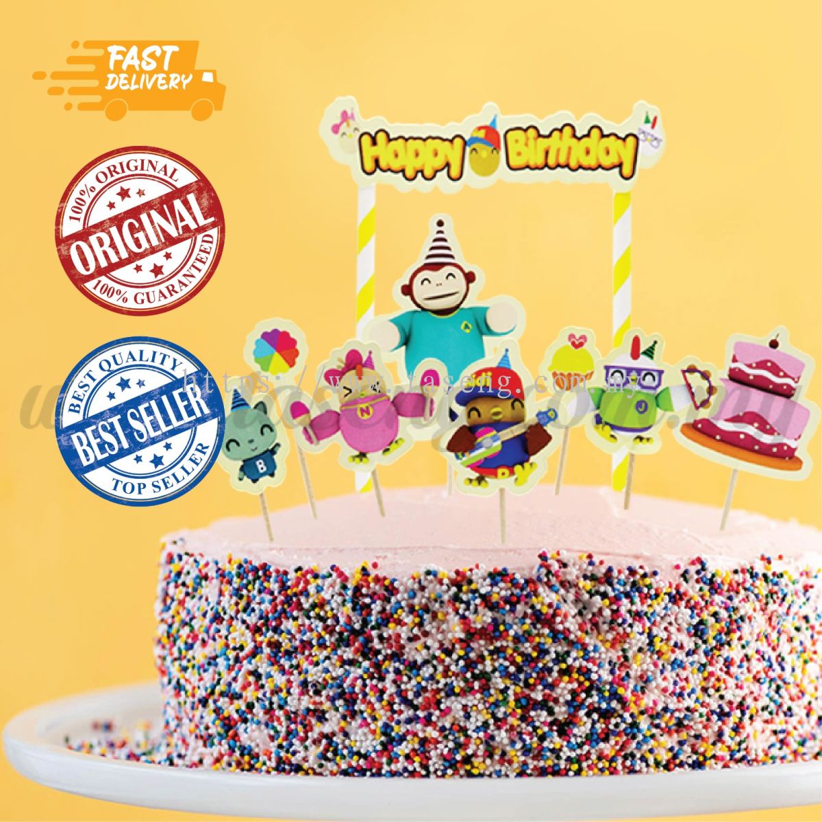Birthday Cake Didi & Friends - Aisha Puchong Jaya