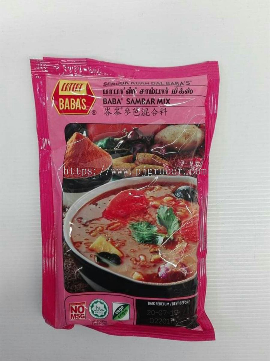 Selangor Babas Food Raw Material From Pj Grocer Sdn Bhd