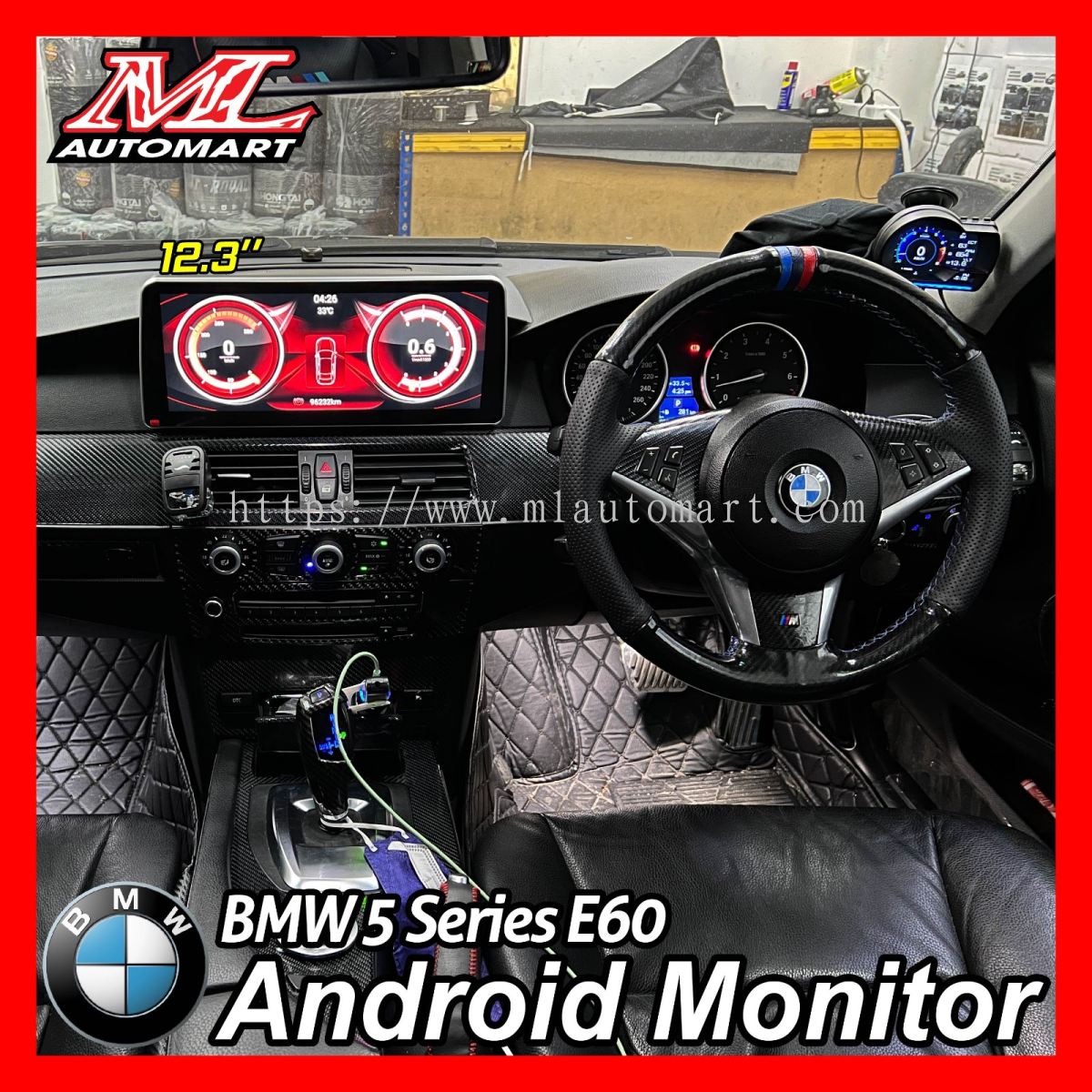 BMW X1 E84 Android Monitor (12.3) (WIthout IDrive) Selangor