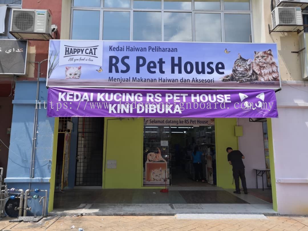 Selangor Kuala Lumpur Kl Puchong Rs Pet House Lightboard Led T8 Signboard Specialist Selangor Kl Johor Bahru Kedai Haiwan Peliharaan Lightboard Led Tube T8 From Ad Super Led Neon