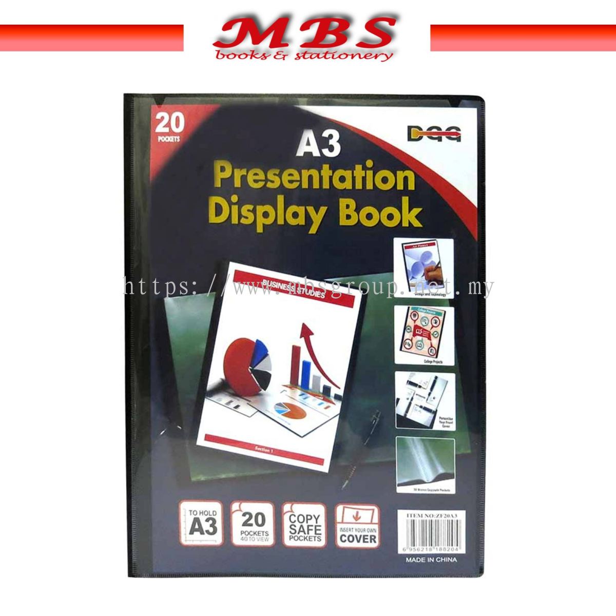 Presentation Display Book Project Folder With Clear Plastic