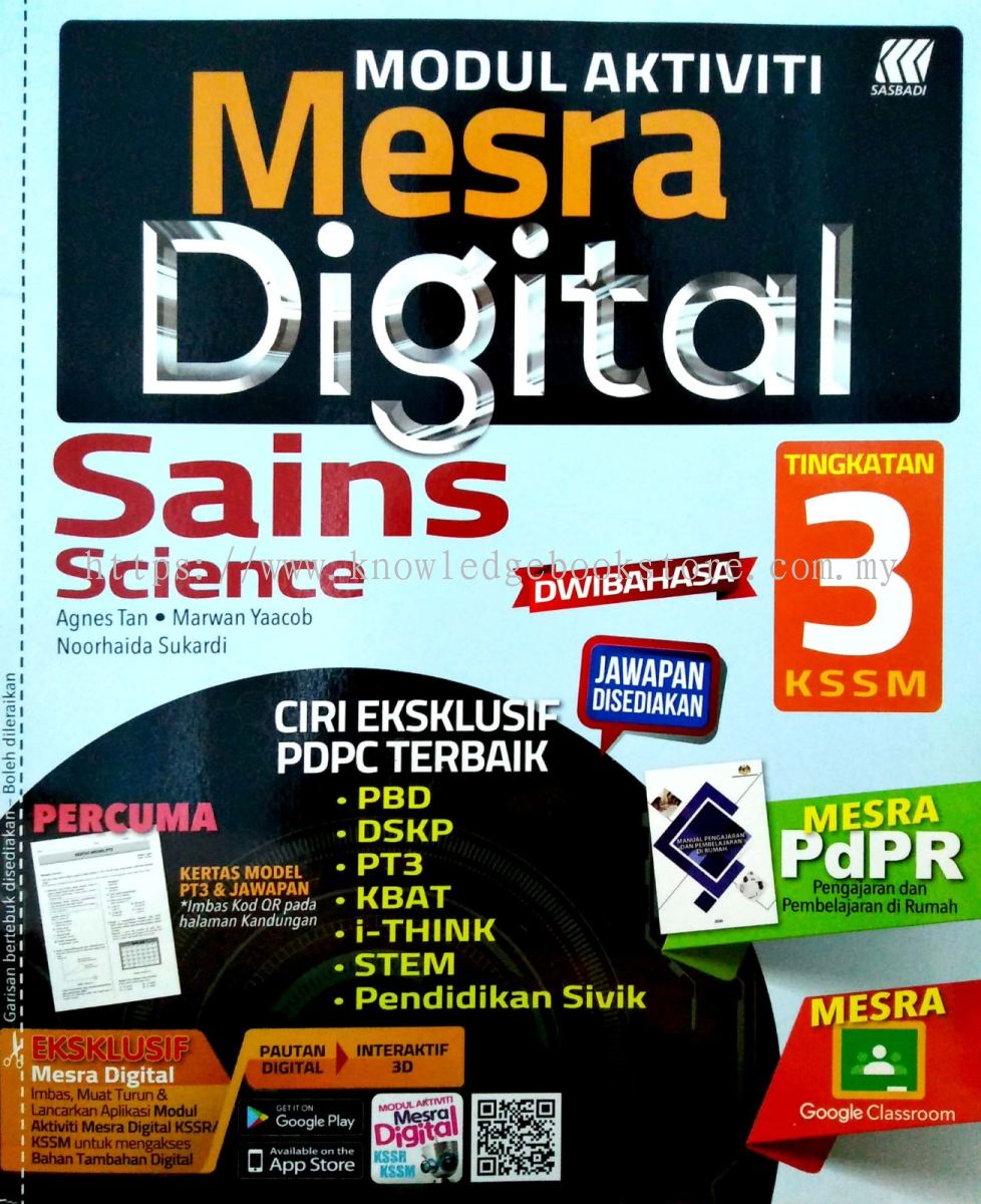 Buku Teks Science Form 3 Kssm  Buku teks merupakan bahan rujukan