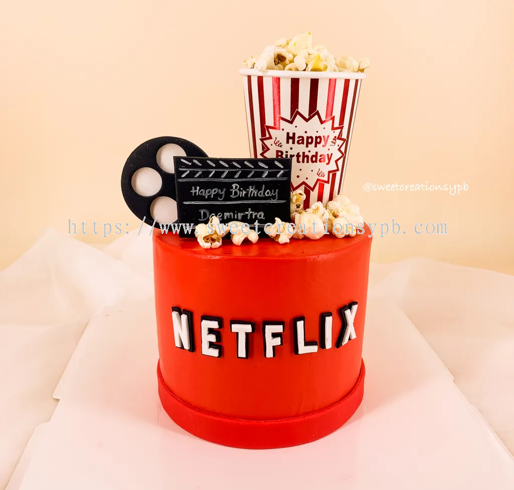 CAKE FOR NETFLIX LOVERS | Cute birthday cakes, Movie cakes, Just cakes