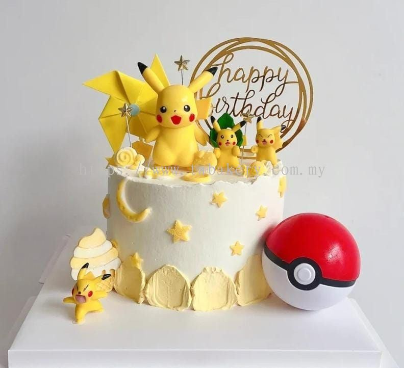 3D Pikachu Cake | Pikachu cake, Pokemon birthday cake, Pikachu cake  birthdays