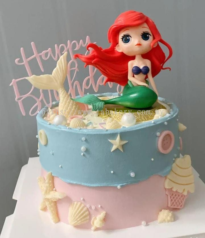 Ariel Little Mermaid Cake Topper | Shopee Singapore