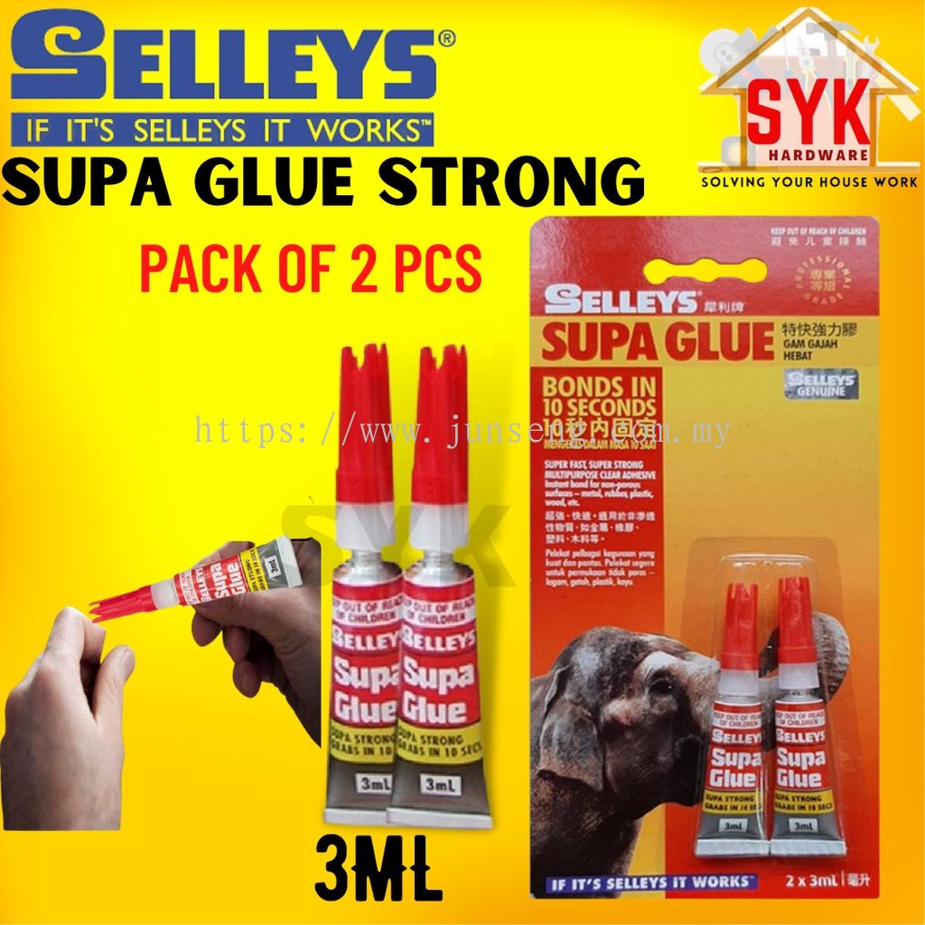 SYK SELLEYS Shoe Glue (15ml) Clear Colour Shoe Repair Kit Adhesive Super  Glue Strong Gam Kasut Kuat New Arrival Negeri Sembilan, Malaysia Supplier,  Seller, Provider, Authorized Dealer