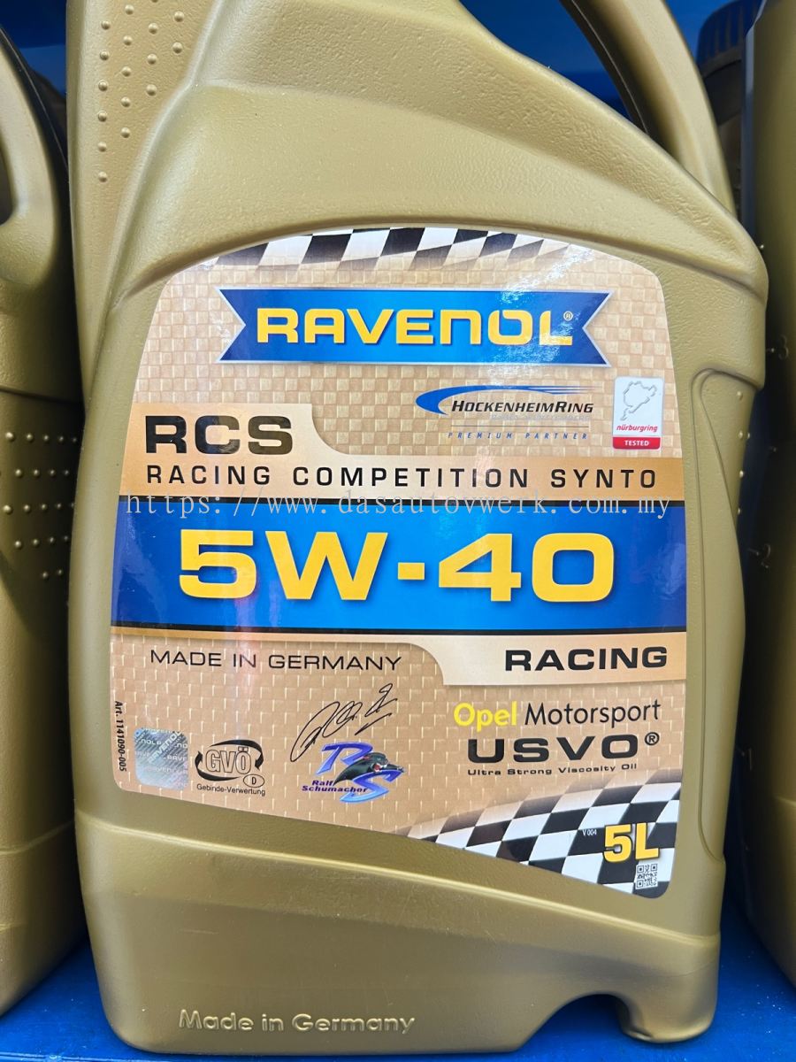 Ravenol RCS 5W40 What does the original engine oil look like? 