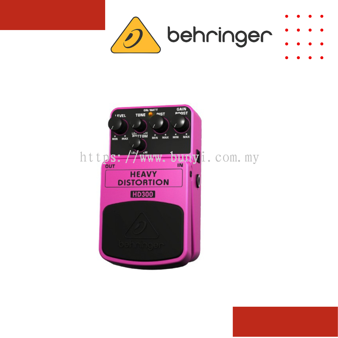 BG Sound & Light Sdn Bhd的instrument effect-Behringer HD300 Heavy