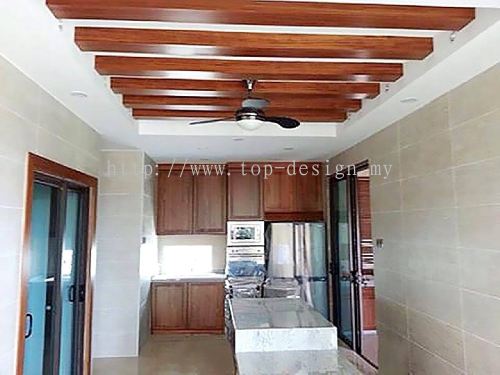 Dry Kitchen N Plaster Ceiling Design Desa Tebrau Renovation