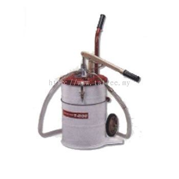 Hand operated grease pump