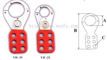 Vinyl Coated Hasp