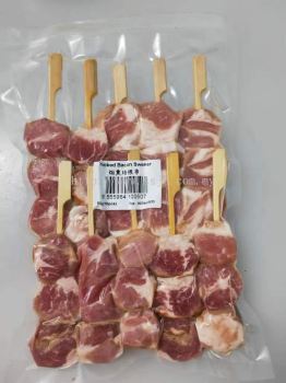 FROZEN SMOKED BACON SKEWERS 烟熏培根串 10pcs (30pkt/ctn)