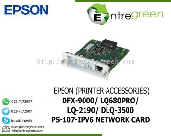 EPSON DFX-9000/ LQ680PRO/  LQ-2190/ DLQ-3500PS-107-IPV6 NETWORK CARD