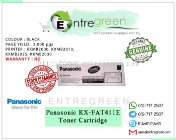 Panasonic KX-FAT411E / KXFAT411 Toner Cartridge (Original)