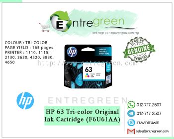 HP 63 - Tri-color (F6U61AA)