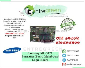 Samsung Printer ML-3471 Mainboard (JC92-01898A) 