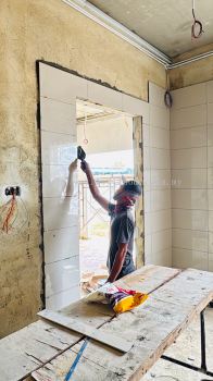 Tiling installation by Stylehome.