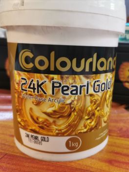 24 K Pearl gold 1 KG water based acrylic 