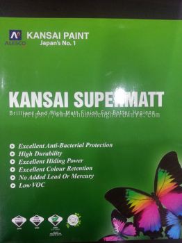 kansai supermatt brilliant and rich matt finish for better hygiene