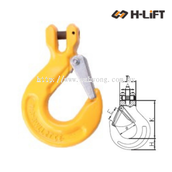 G80 Clevis Sling Hook With Latch, CSH Type