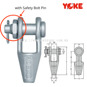 Forged Open Spelter Wire Rope Socket with Bolt Pin