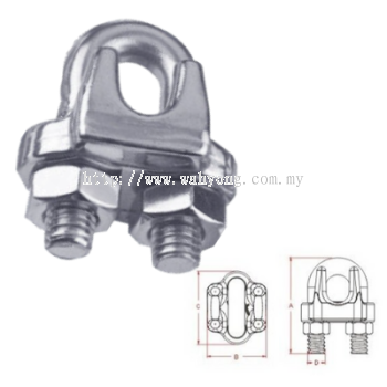 Stainless Steel Wire Rope Clip DIN741