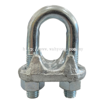 Italy Type Drop Forged Wire Rope Clip, H.D.G Body, Bolt & Nut Galv