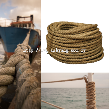 Manila Rope 3-Strand, Medium Lay, Grade 3